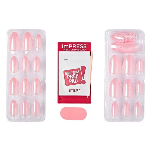 KISS ImPRESS Strawberry Glazed Donut Nails  / Medium Length - Picture 4 of 9